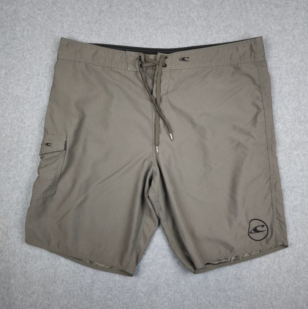 O'Neill Mens 42 Gray Board Shorts Swimwear